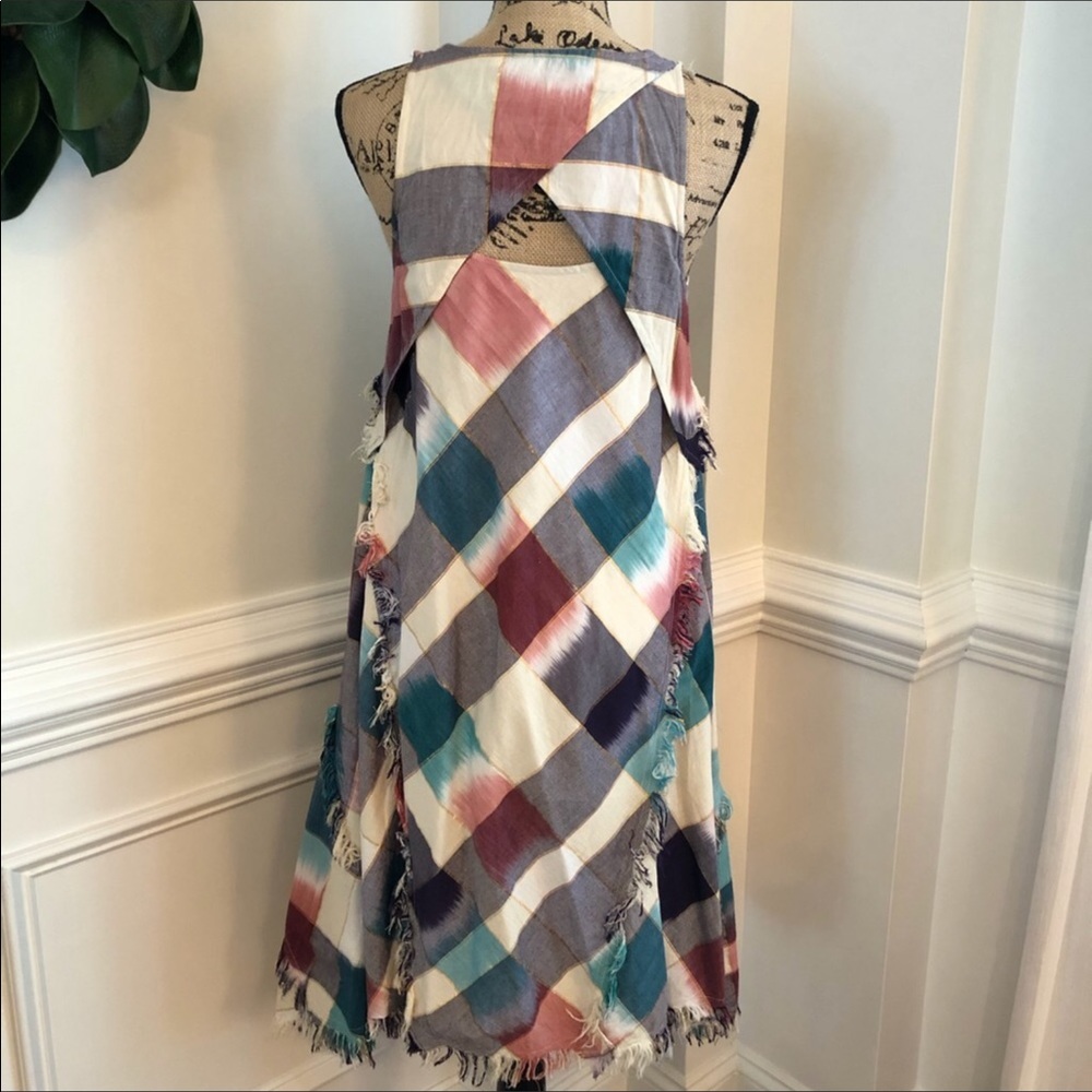 Anthropologie Maeve Patchwork Handkerchief Dress - Picture 4 of 15